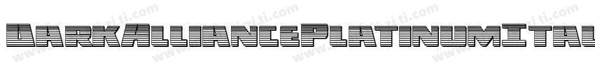 DarkAlliancePlatinumItalic-RWwW字体转换