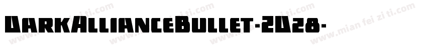 DarkAllianceBullet-ZDz8字体转换