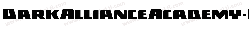 DarkAllianceAcademy-Ev6e字体转换