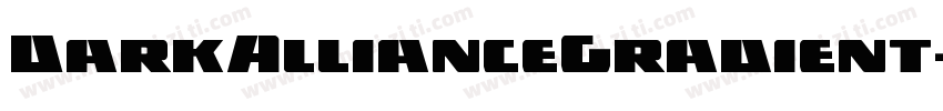 DarkAllianceGradient-JPBx字体转换