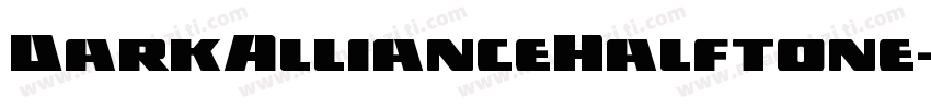 DarkAllianceHalftone-jKaM字体转换