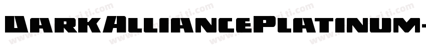 DarkAlliancePlatinum-1xzg字体转换