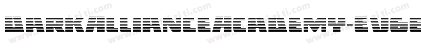 DarkAllianceAcademy-Ev6e字体转换
