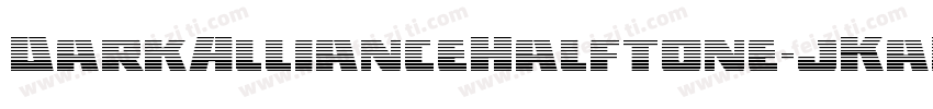 DarkAllianceHalftone-jKaM字体转换