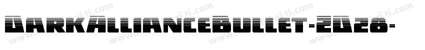 DarkAllianceBullet-ZDz8字体转换