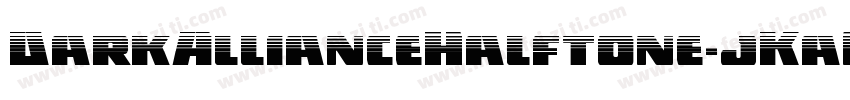 DarkAllianceHalftone-jKaM字体转换