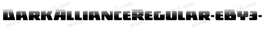 DarkAllianceRegular-eBy3字体转换