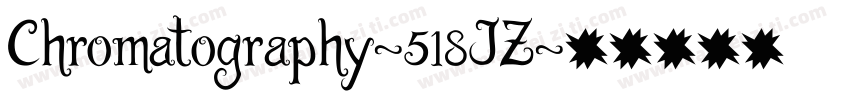 Chromatography-518JZ字体转换