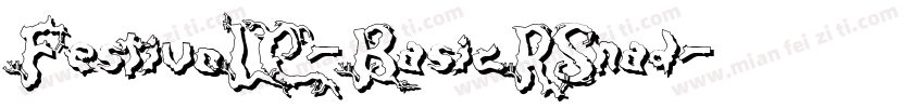 FestivoLC-BasicRShad字体转换