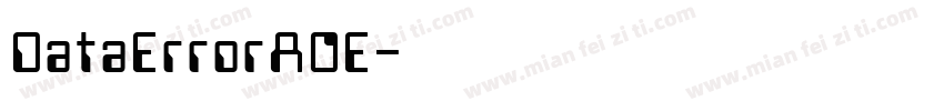DataErrorAOE字体转换