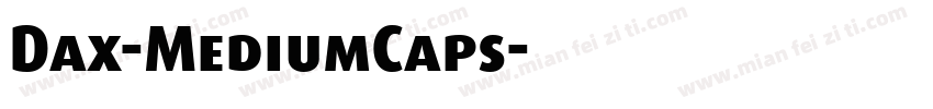 Dax-MediumCaps字体转换