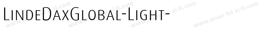 LindeDaxGlobal-Light字体转换