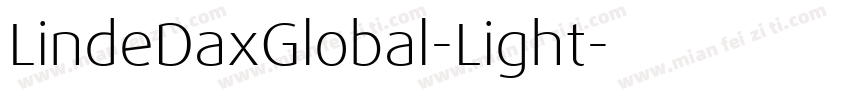 LindeDaxGlobal-Light字体转换