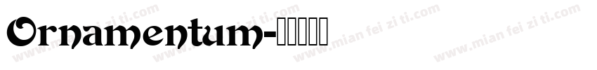 Ornamentum字体转换