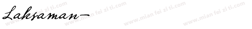 Laksaman字体转换