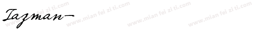 Tazman字体转换