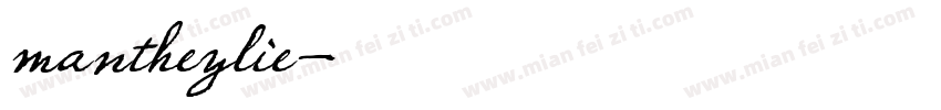 mantheylie字体转换