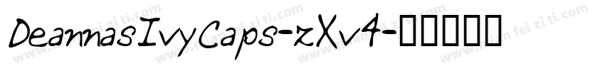 DeannasIvyCaps-zXv4字体转换