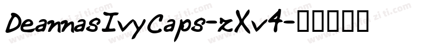 DeannasIvyCaps-zXv4字体转换
