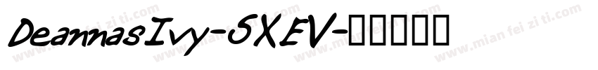 DeannasIvy-5XEV字体转换