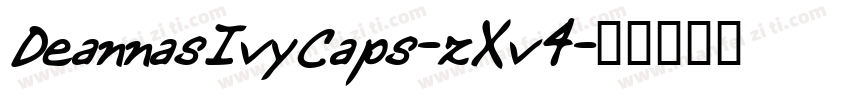 DeannasIvyCaps-zXv4字体转换