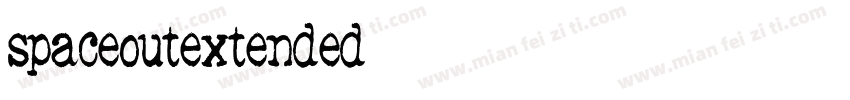 spaceoutextended字体转换