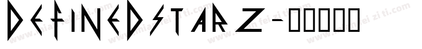 Definedstarz字体转换