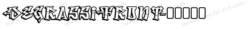 DegrassiFront字体转换