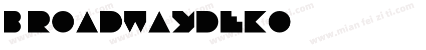 BroadwayDeko字体转换