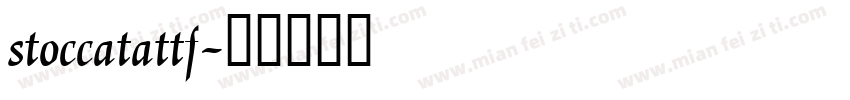 stoccatattf字体转换