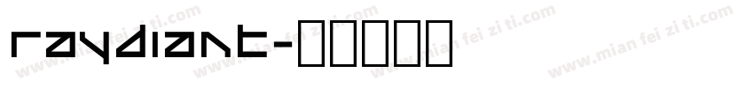 Raydiant字体转换