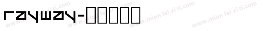 rayway字体转换