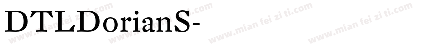 DTLDorianS字体转换