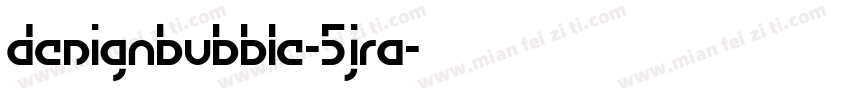 DesignBubble-5jra字体转换