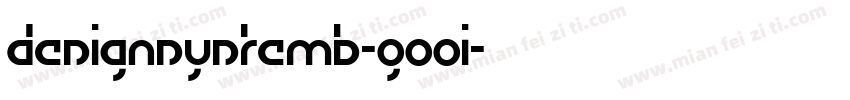 DesignSystemB-900I字体转换