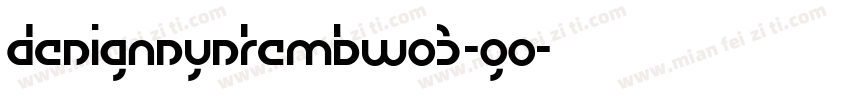 DesignSystemBW03-90字体转换