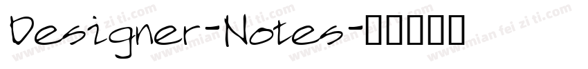 Designer-Notes字体转换