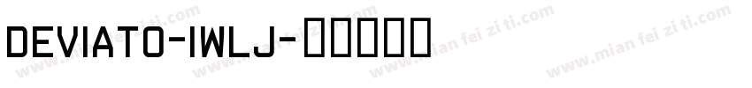 Deviato-1wlj字体转换