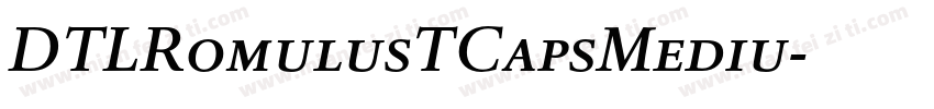 DTLRomulusTCapsMediu字体转换