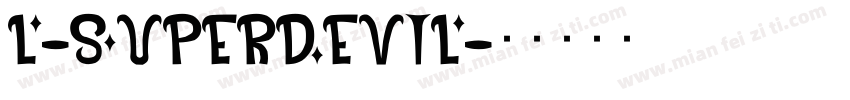 L-SuperDeviL字体转换