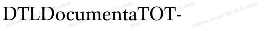 DTLDocumentaTOT字体转换