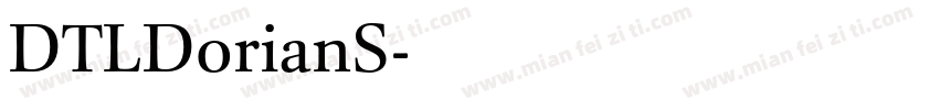 DTLDorianS字体转换