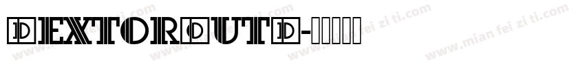DextorOutD字体转换