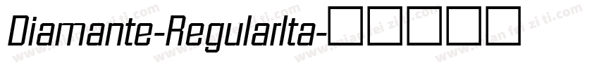 Diamante-RegularIta字体转换