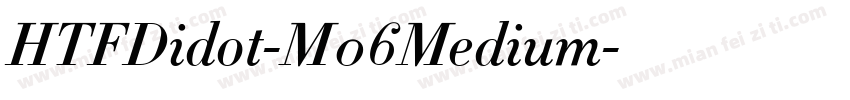 HTFDidot-M06Medium字体转换