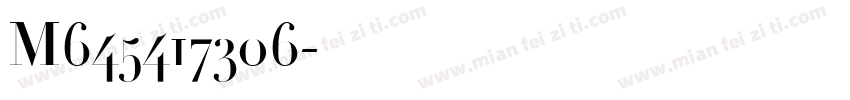 M645417306字体转换
