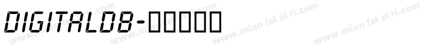 DigitalDB字体转换