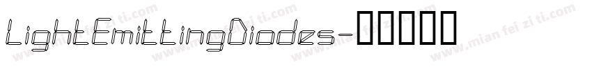 LightEmittingDiodes字体转换