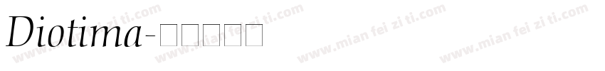 Diotima字体转换