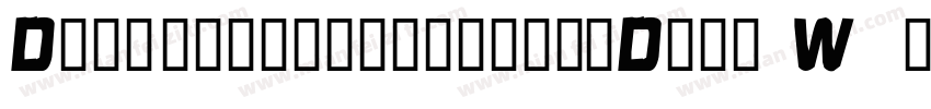 DisplayofcharacterDemo-W8dG字体转换